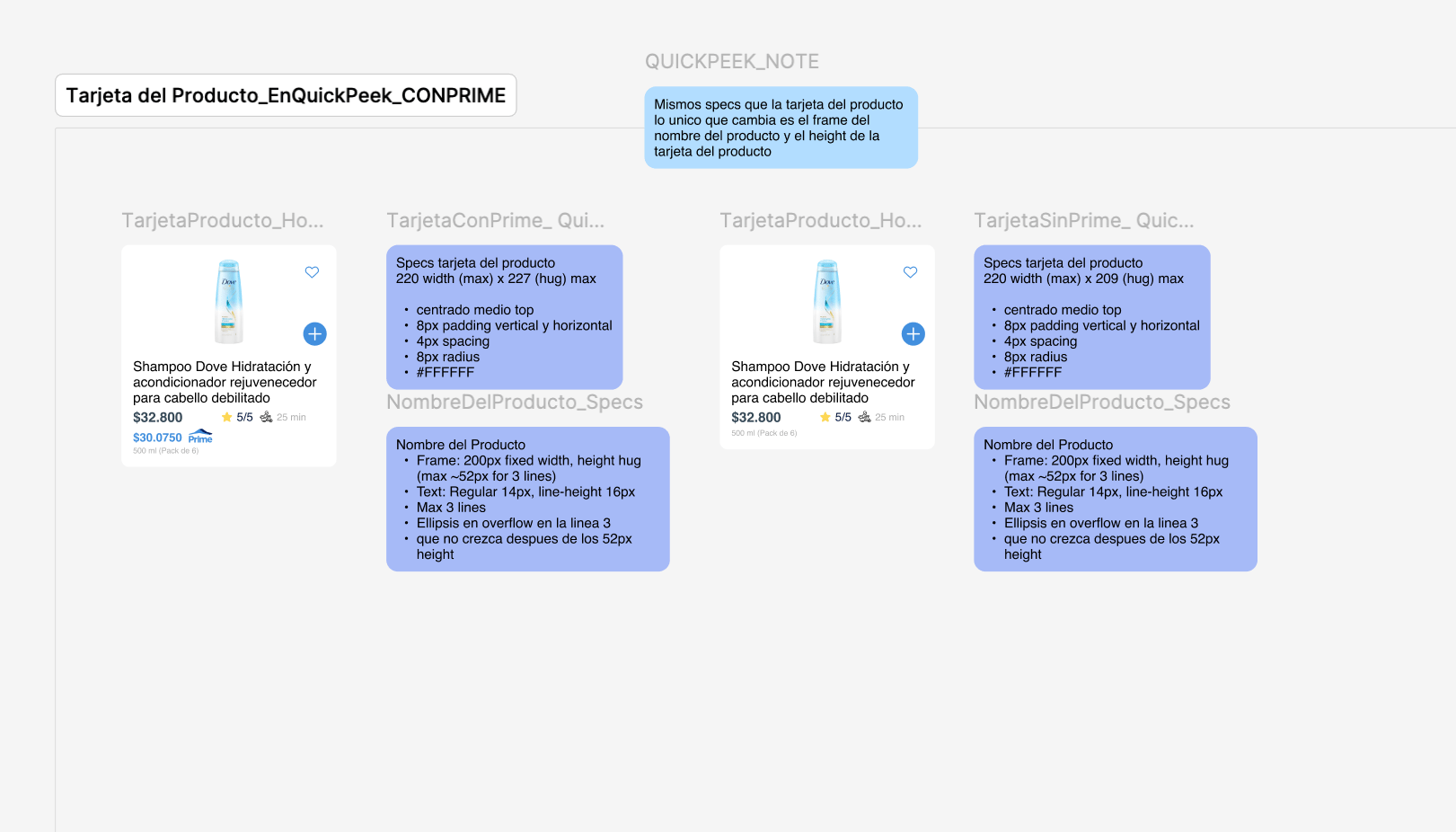 product card spec 1