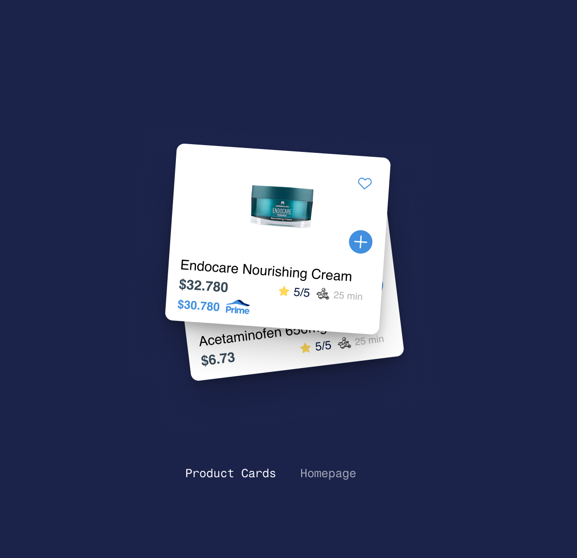 Product cards
