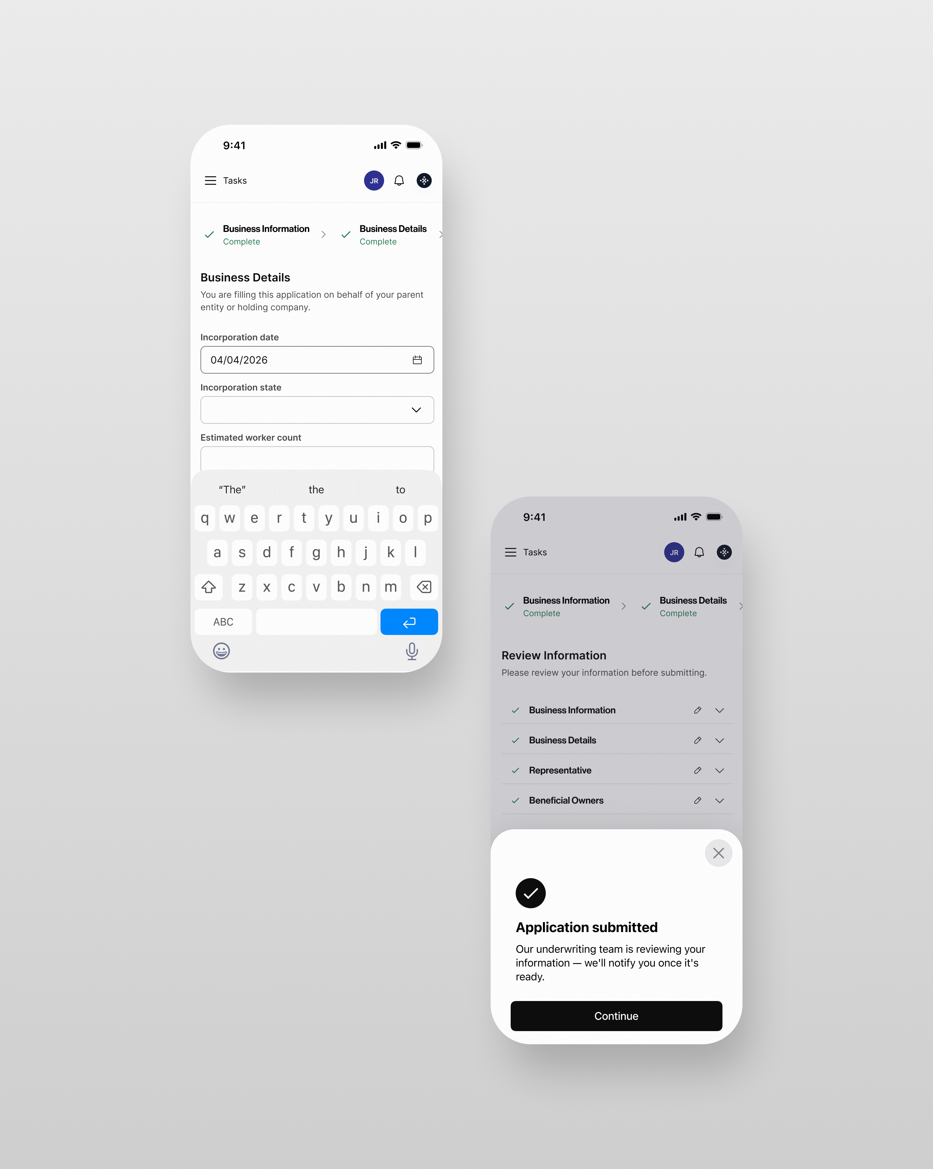 Screen mockup