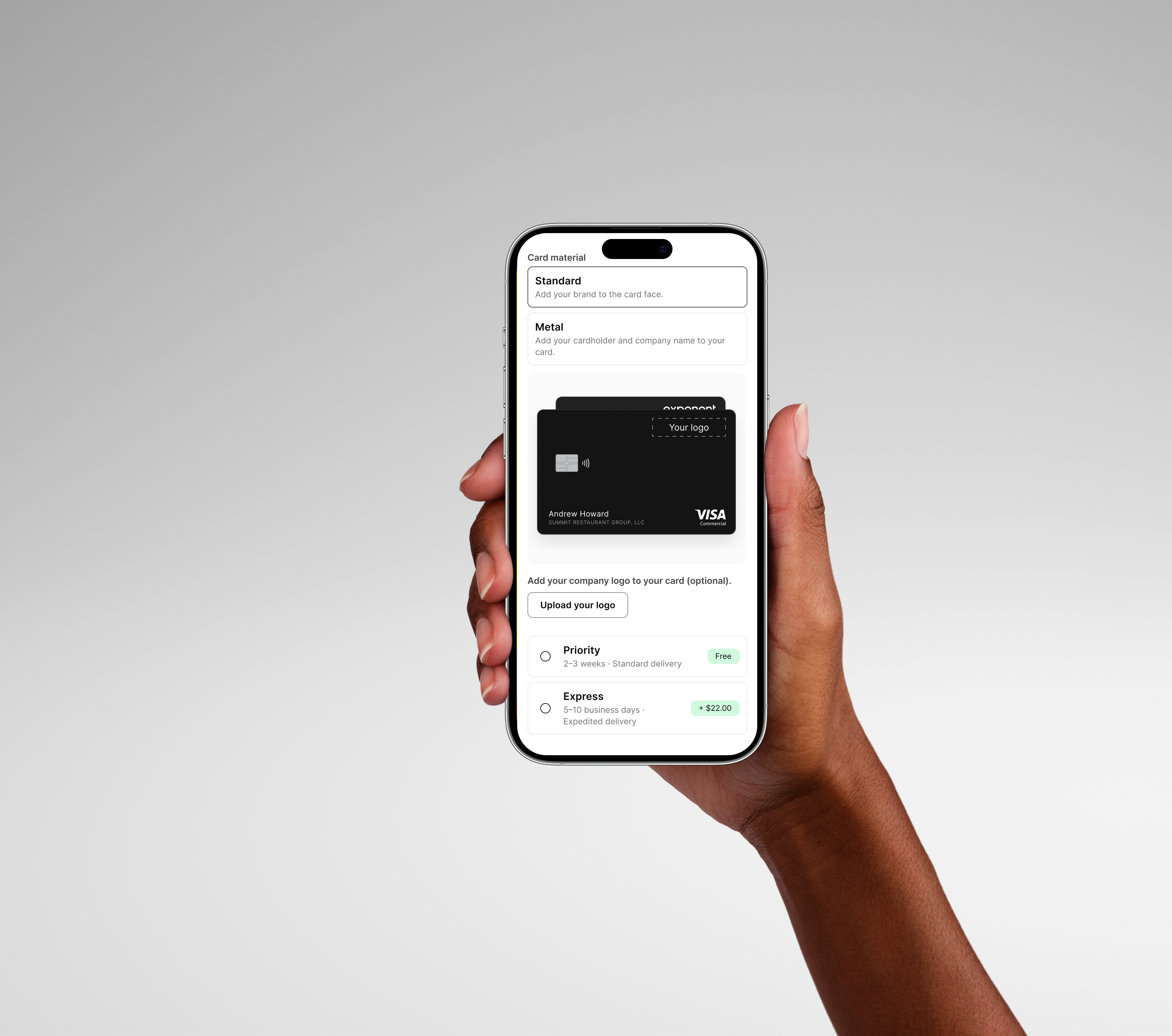 Screen mockup