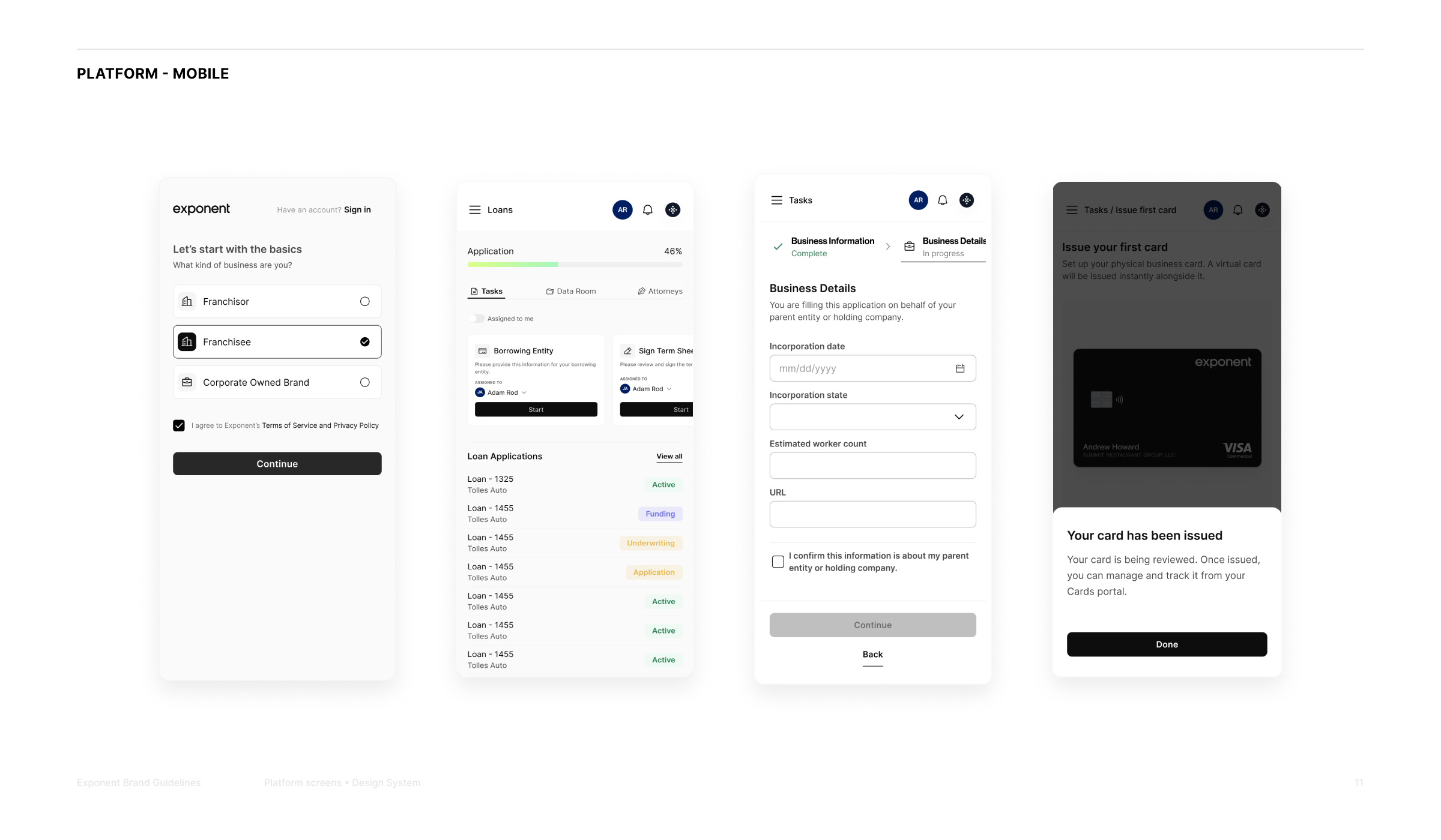ui screens